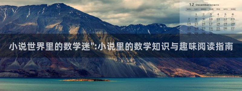 笔趣书阁小说免费：小说世界里的数学迷\